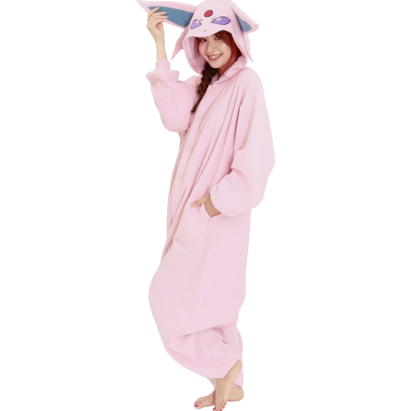 Pijama Kigurimi Eevolution Espeon (ADULTO E INFANTIL) + BRINDE GRÁTIS