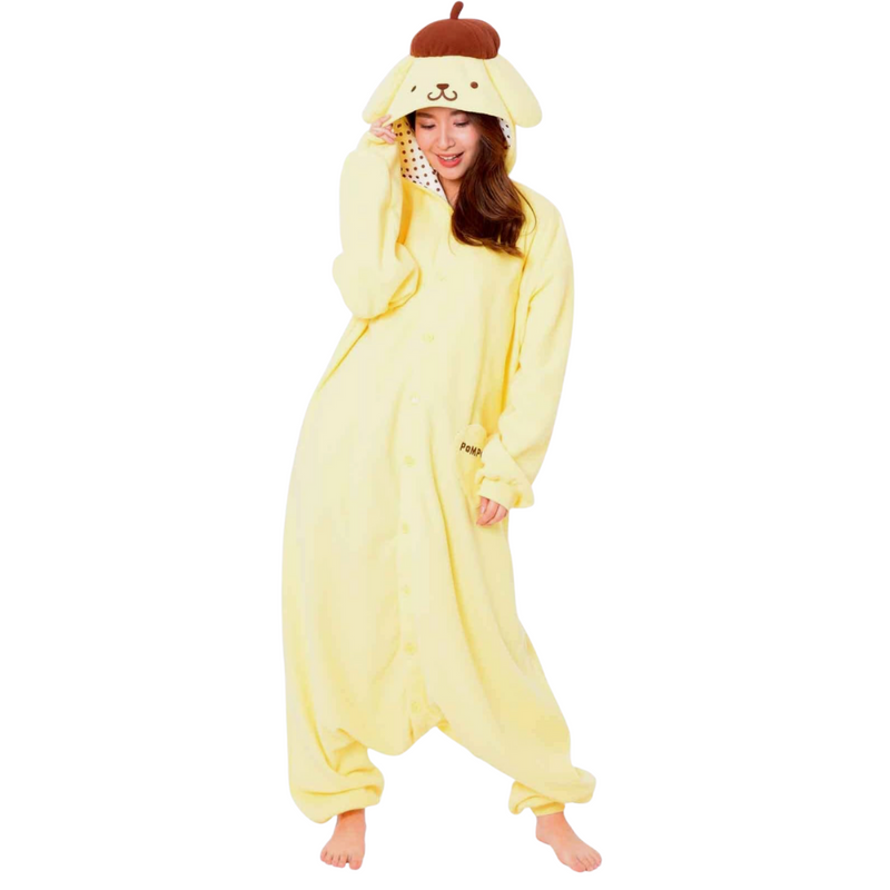 Pijama Kigurimi Pompompurin (ADULTO E INFANTIL) + BRINDE GRÁTIS