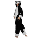 Pijama Kigurimi Cachorro Preto (ADULTO E INFANTIL) + BRINDE GRÁTIS