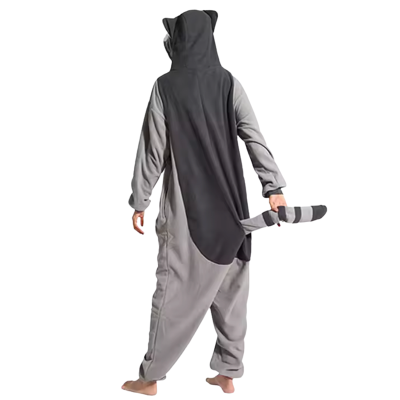 Pijama Kigurimi Guaxinim (ADULTO E INFANTIL) + BRINDE GRÁTIS