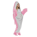 Pijama Kigurimi Tubarão Rosa (ADULTO E INFANTIL) + BRINDE GRÁTIS