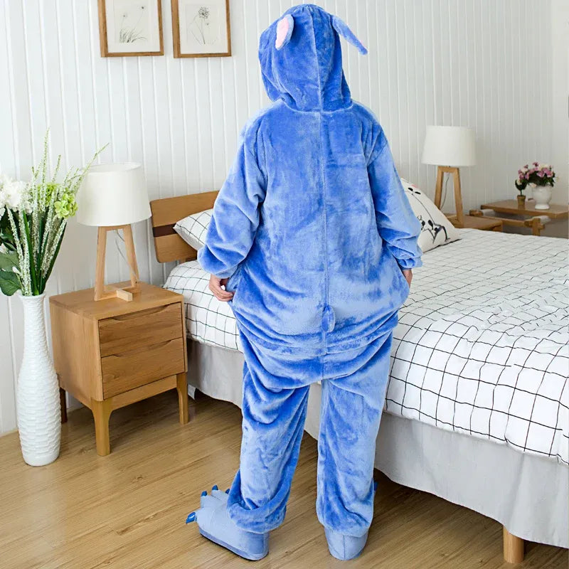 Pijama Kigurimi Stitch (ADULTO E INFANTIL) + BRINDE GRÁTIS